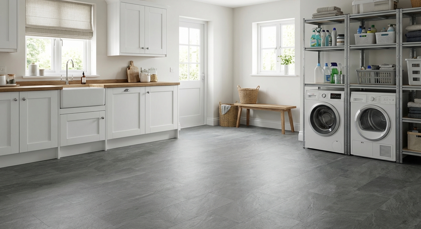 Vinyl flooring installation in Glasgow bathroom